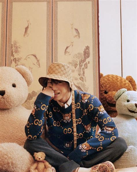 kai gucci bear sweater|kai x gucci collection.